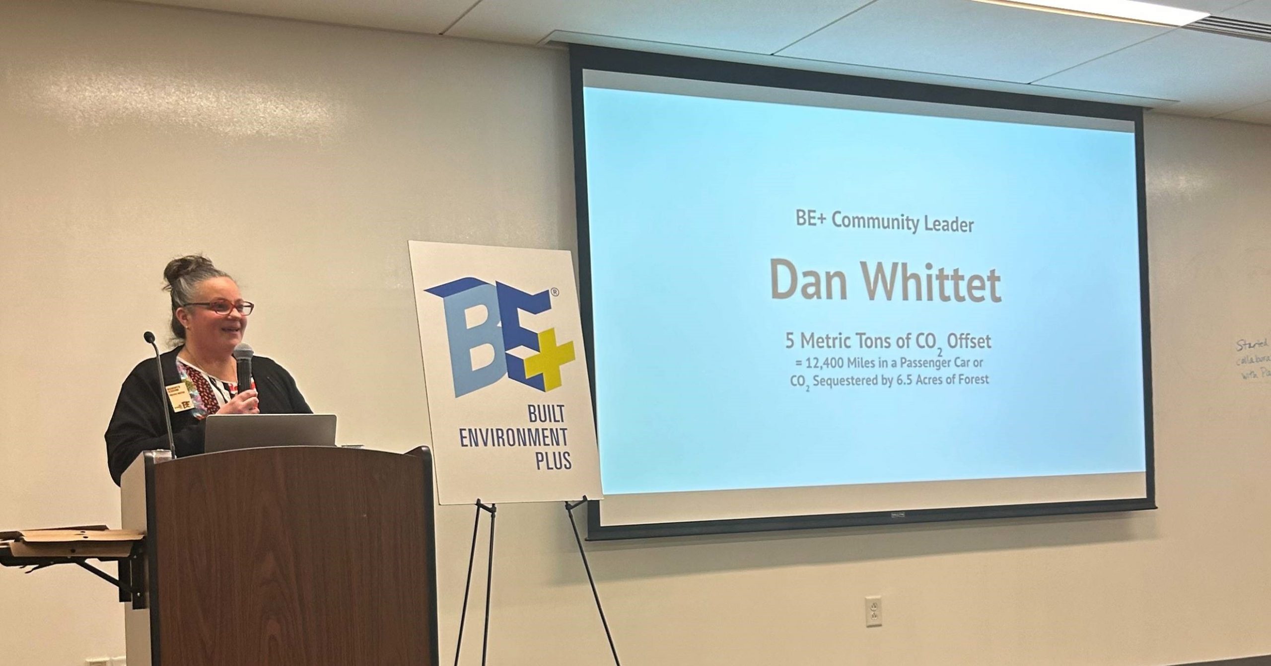 Dan Whittet recognized as BE+ Community Leader